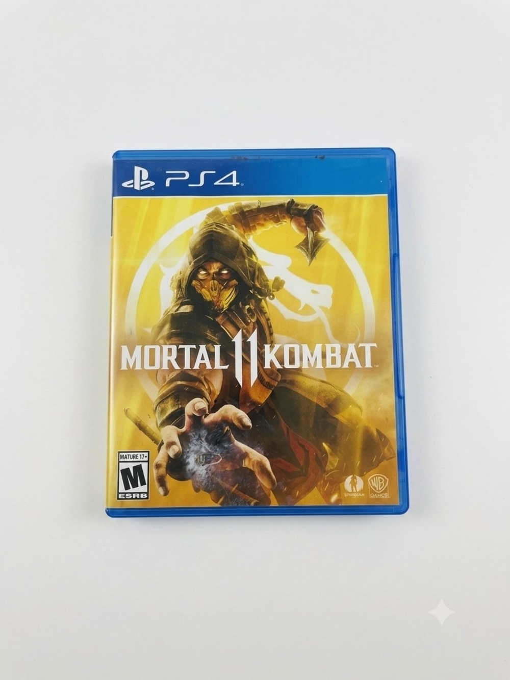 Mortal Kombat 11 PS4 Game - Yellow Cover